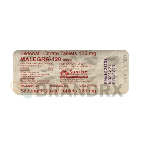 Malegra 120 mg Sunrise