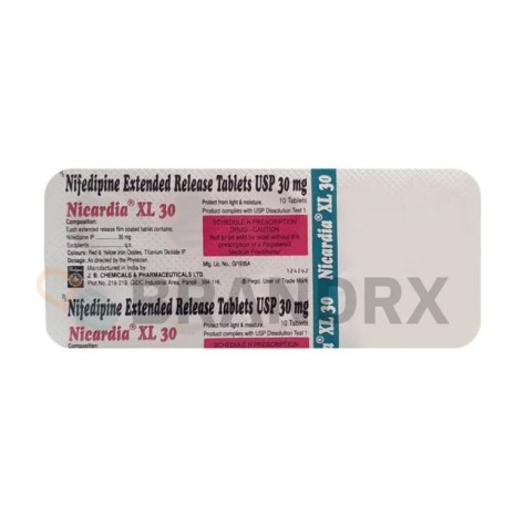 Nicardia XL 30 mg J.B. Chemicals & Pharmaceuticals Ltd.