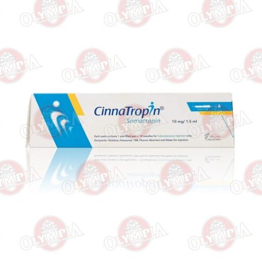 CINNATROPIN HGH 10 MG/1.5 ML CINNAGEN IRAN CinnaGen